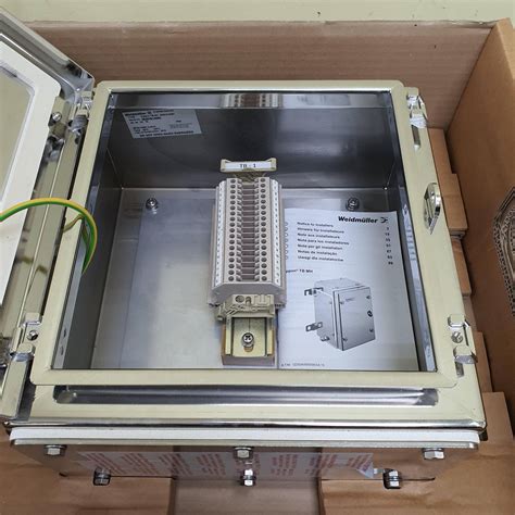 weidmuller junction box ex e|lockable junction box.